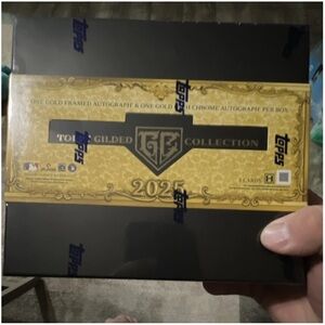 Topps Collector Box — Black and Gold Packaging